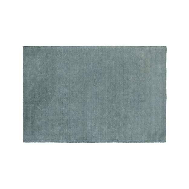 Baxter Seafoam Wool 9'x12' Rug Crate and Barrel