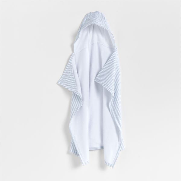 Baby's First Blue Organic Hooded Baby Towel
