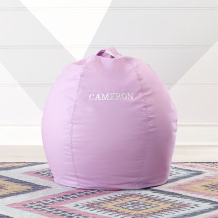 Small Lilac Bean Bag Chair Reviews Crate And Barrel