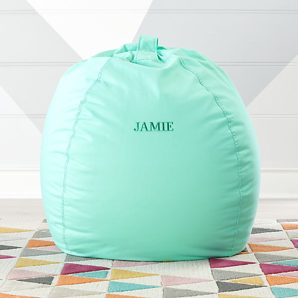 Large Light Green Bean Bag Chair Cover Reviews Crate And Barrel