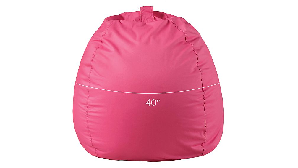 Large Dark Pink Bean Bag Chair Cover Reviews Crate And Barrel Tap To Zoom Image With Dimension For Large Dark Pink Bean Bag Chair Cover