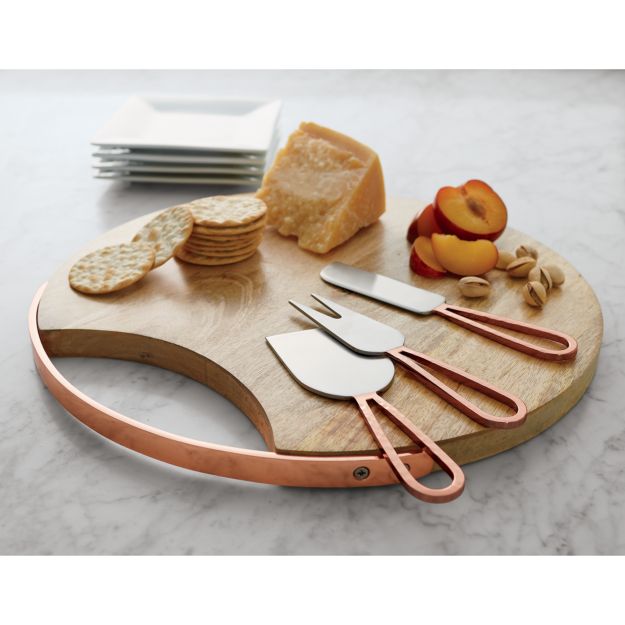 Copper Flat Cheese Knife in Cheese Boards & Knives + Reviews Crate