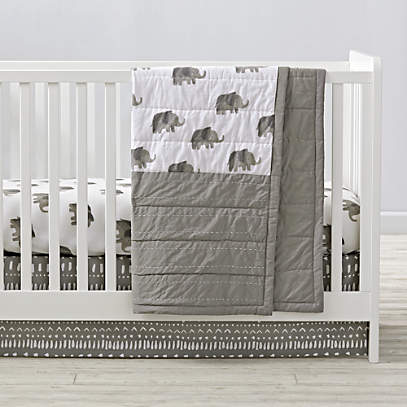 Wild Excursion Elephant Crib Bedding Crate And Barrel