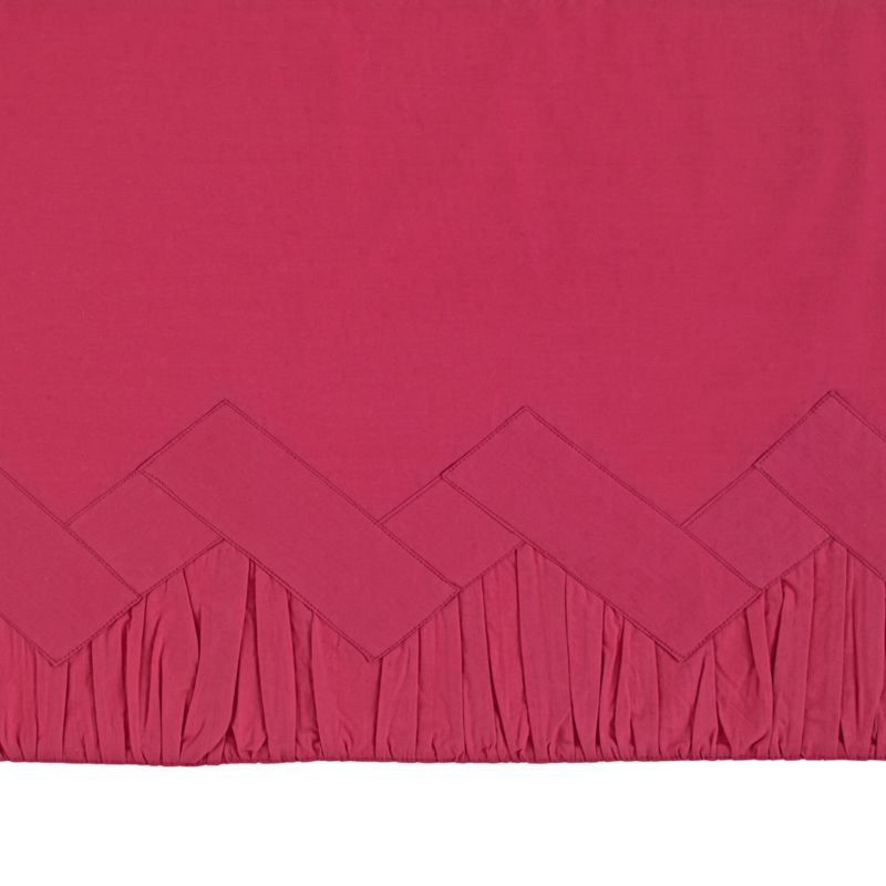 Flower Show Crib Skirt + Reviews Crate and Barrel