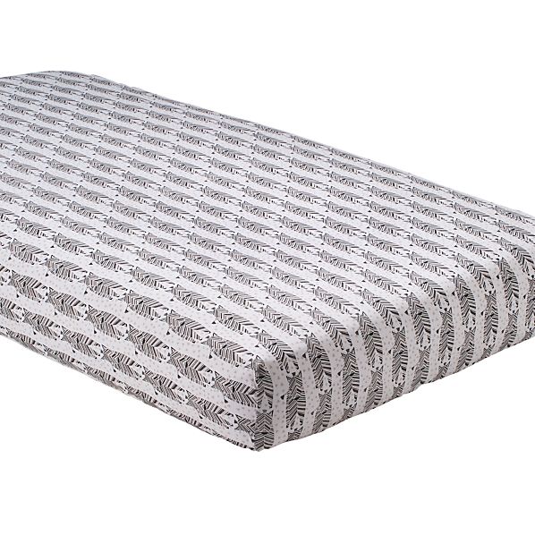Organic Safari Zebra Fitted Crib Sheet Reviews Crate And Barrel