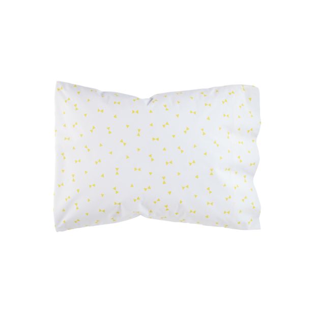 Organic Go Lightly Yellow Triangle Pillowcase in Clearance Kids Bedding