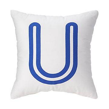 Initial And Letter Pillows Crate And Barrel