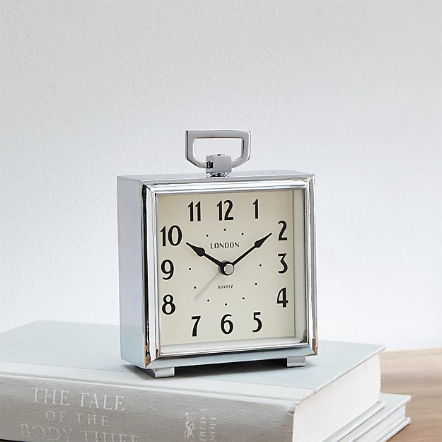 Shop Bedside Alarm Clock from Crate and Barrel on Openhaus