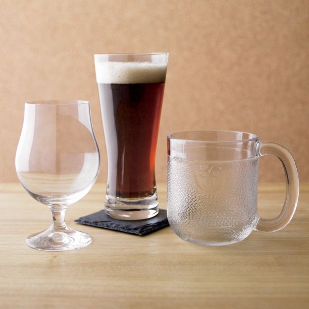 Portland 22 oz. Beer Glass in Beer Glasses + Reviews Crate and Barrel