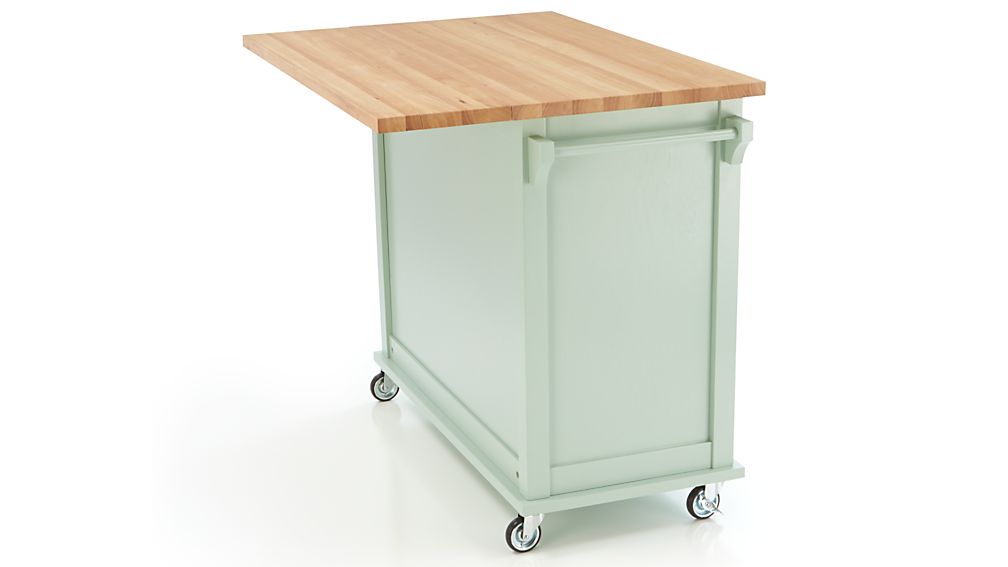 Belmont Mint Kitchen Island | Crate and Barrel