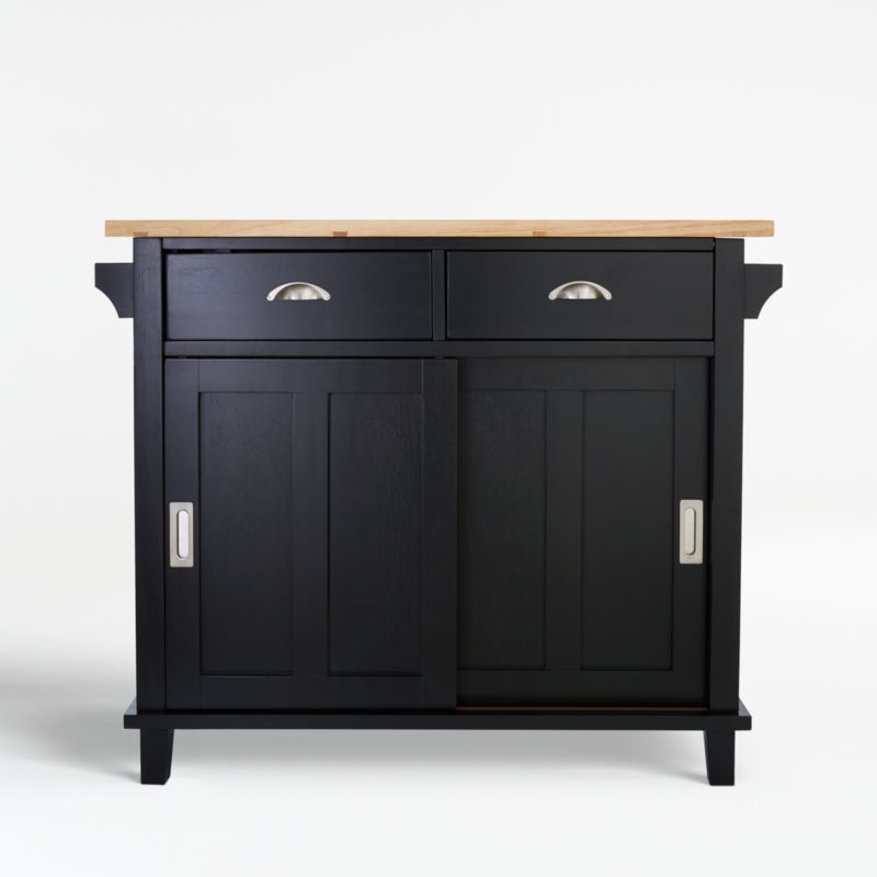 Belmont Black Kitchen Island Reviews Crate And Barrel Canada