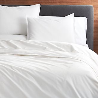 Belo White Duvet Covers and Pillow Shams