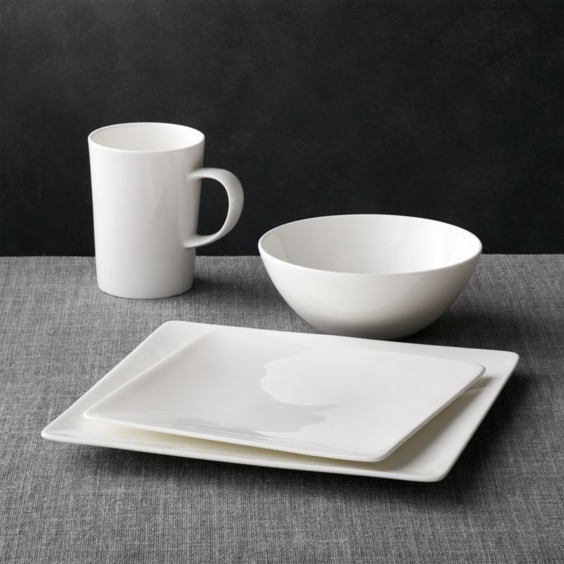 square dinnerware