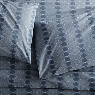 Bennett Blue Sheets and Pillow Cases