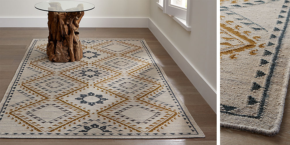 Bessie Wool Dhurrie Rugs