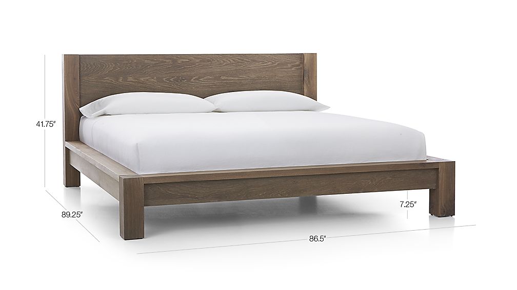 Big Sur Smoke Bed Crate and Barrel