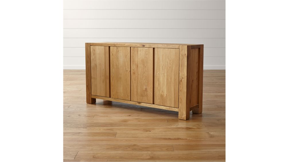 Big Sur Natural Sideboard + Reviews Crate and Barrel