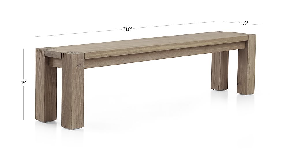 Sur Smoke 71 5 Bench Reviews Crate And Barrel Tap To Zoom Image With Dimension For Sur Smoke 71 5 Bench
