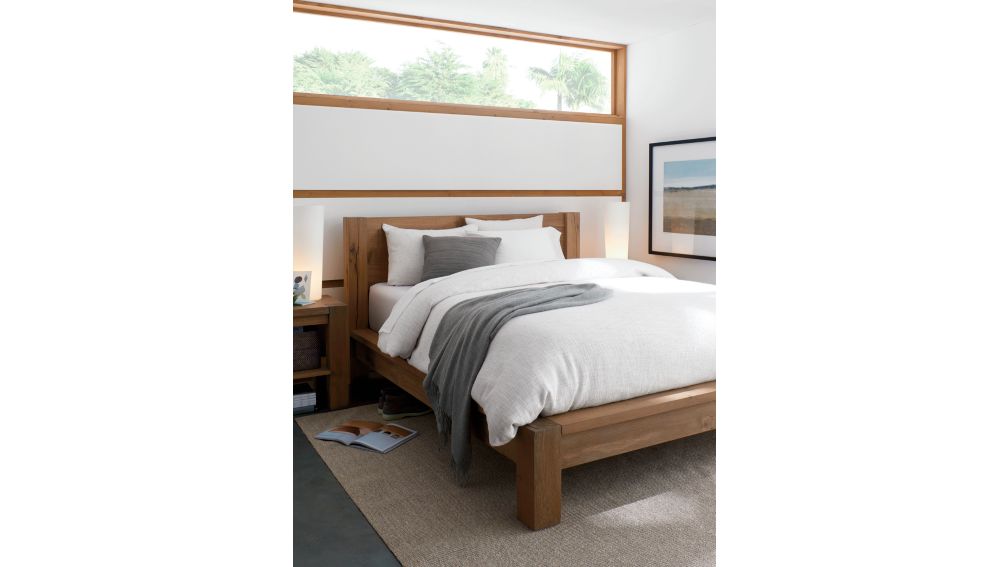 Big Sur Smoke Bed Crate and Barrel