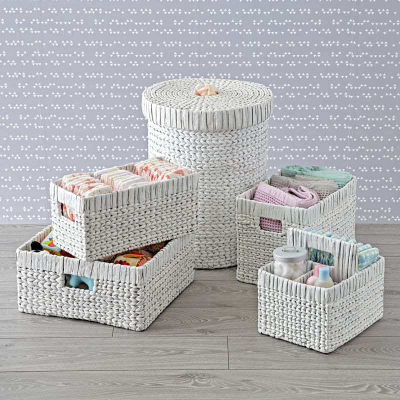 nursery wicker basket