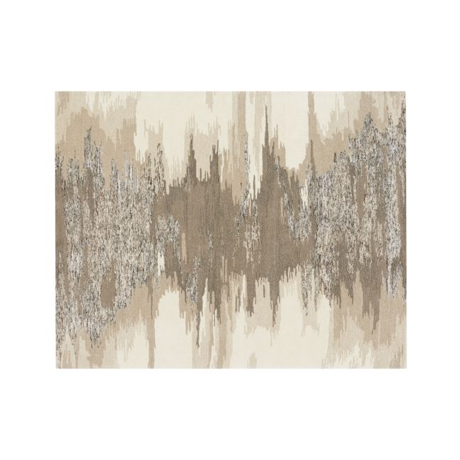 Online Designer Combined Living/Dining Blend Abstract Rug 8'x10'