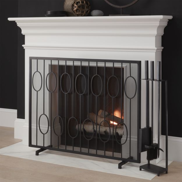 Black Fireplace Tools + Reviews Crate and Barrel