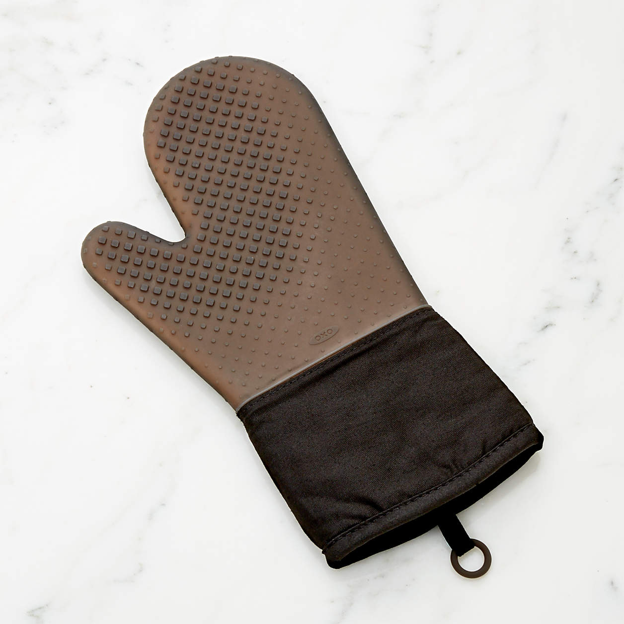 OXO Black Silicone Oven Mitt + Reviews | Crate and Barrel