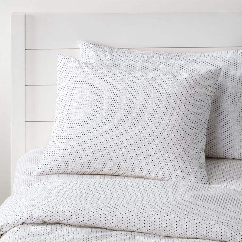 Swiss Dot Pillow Sham Crate and Barrel