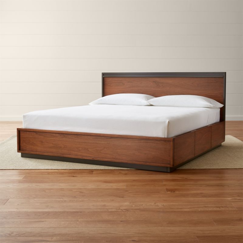 Blair King Storage Bed Reviews Crate And Barrel