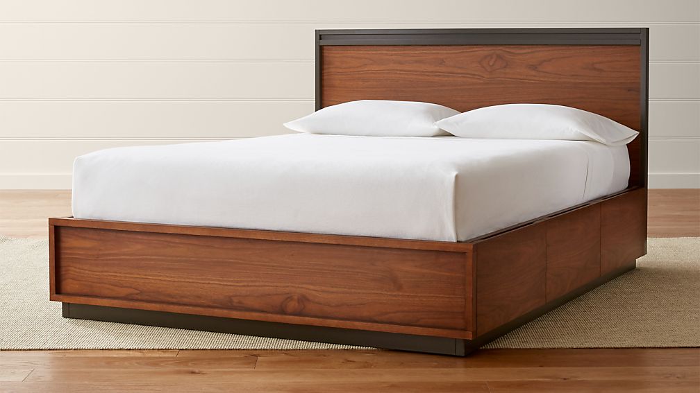 Blair Queen Storage Bed + Reviews | Crate and Barrel