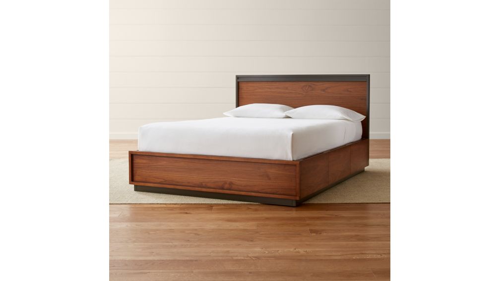 Blair Queen Storage Bed + Reviews | Crate and Barrel