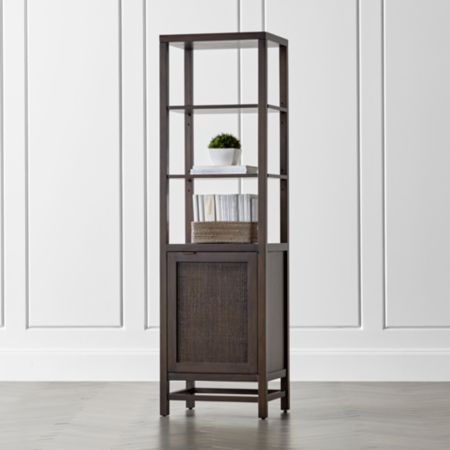 Blake Carbon Tall Cabinet Reviews Crate And Barrel Canada