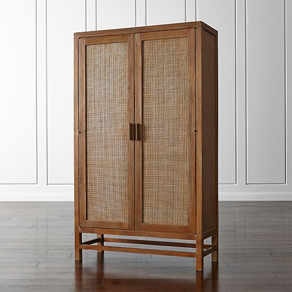 Blake Grey Wash 2 Door Cabinet Reviews Crate And Barrel