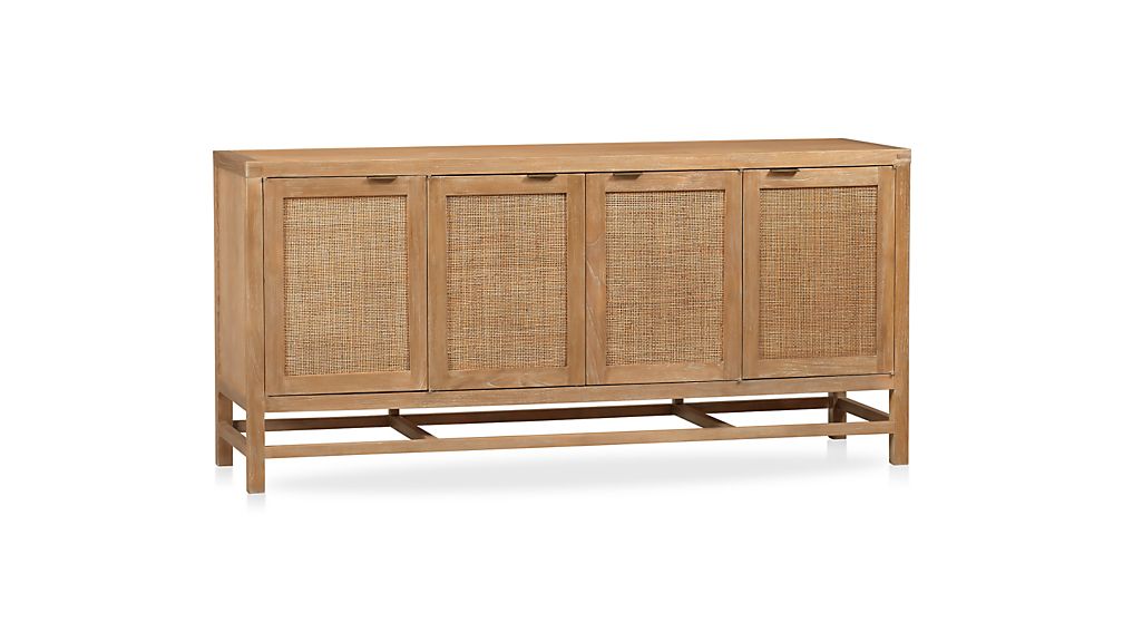 Blake Grey Wash 68 Media Console Reviews Crate And Barrel