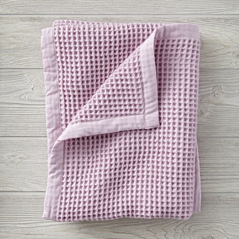 waffle baby blanket