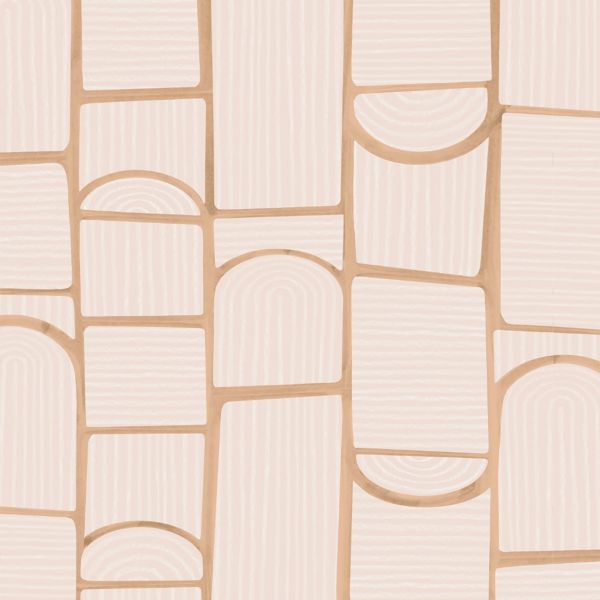 Backdrop Bloomsbury Light Pink Wallpaper