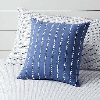 Cute Kids Pillows They Ll Love To Cuddle Crate And Barrel Blue Sched Throw Pillow
