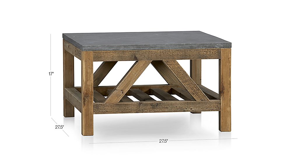 Bluestone Coffee Table Crate And Barrel - Seguro Rectangular Coffee Table | Crate and Barrel - Crate & barrel bluestone square coffee table.