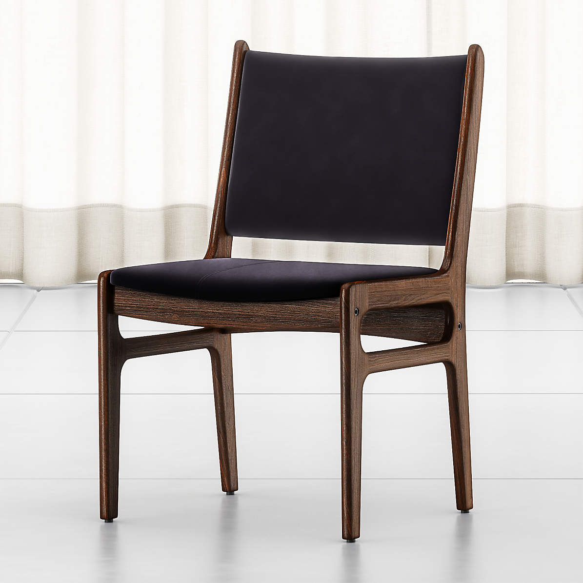 blythe square back dining chair  reviews  crate and barrel