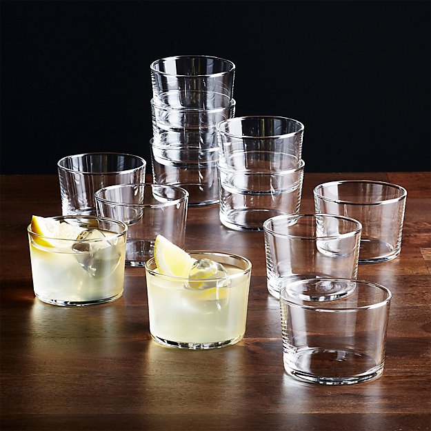 Bodega 7 Oz Glasses Set Of 12 Crate And Barrel