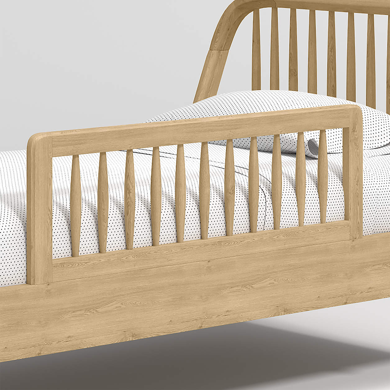 Bodie Oak Spindle Bed Crate and Barrel Canada