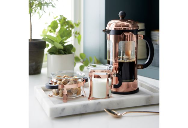Bodum Chambord Copper 34 Ounce French Press + Reviews | Crate and Barrel