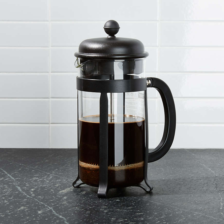 Bodum 8-cup Java Black French Press Coffee Maker + Reviews | Crate and