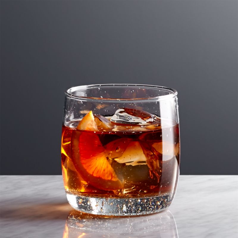 Bola Double Old-Fashioned Glass + Reviews | Crate and Barrel