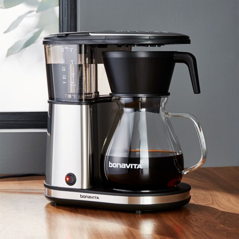 Bonavita 8 Cup Glass Carafe Coffee Maker Reviews Crate And Barrel