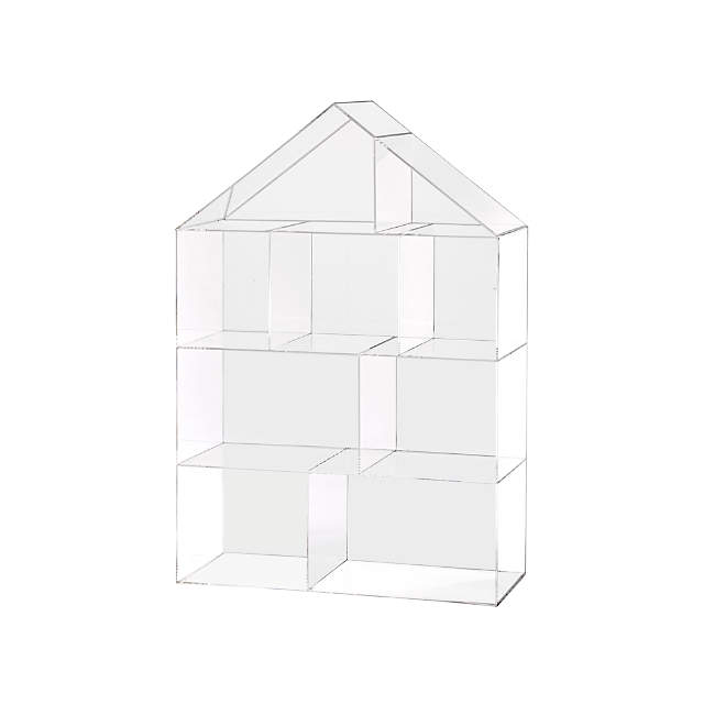 Acrylic House Bookcase + Reviews 
