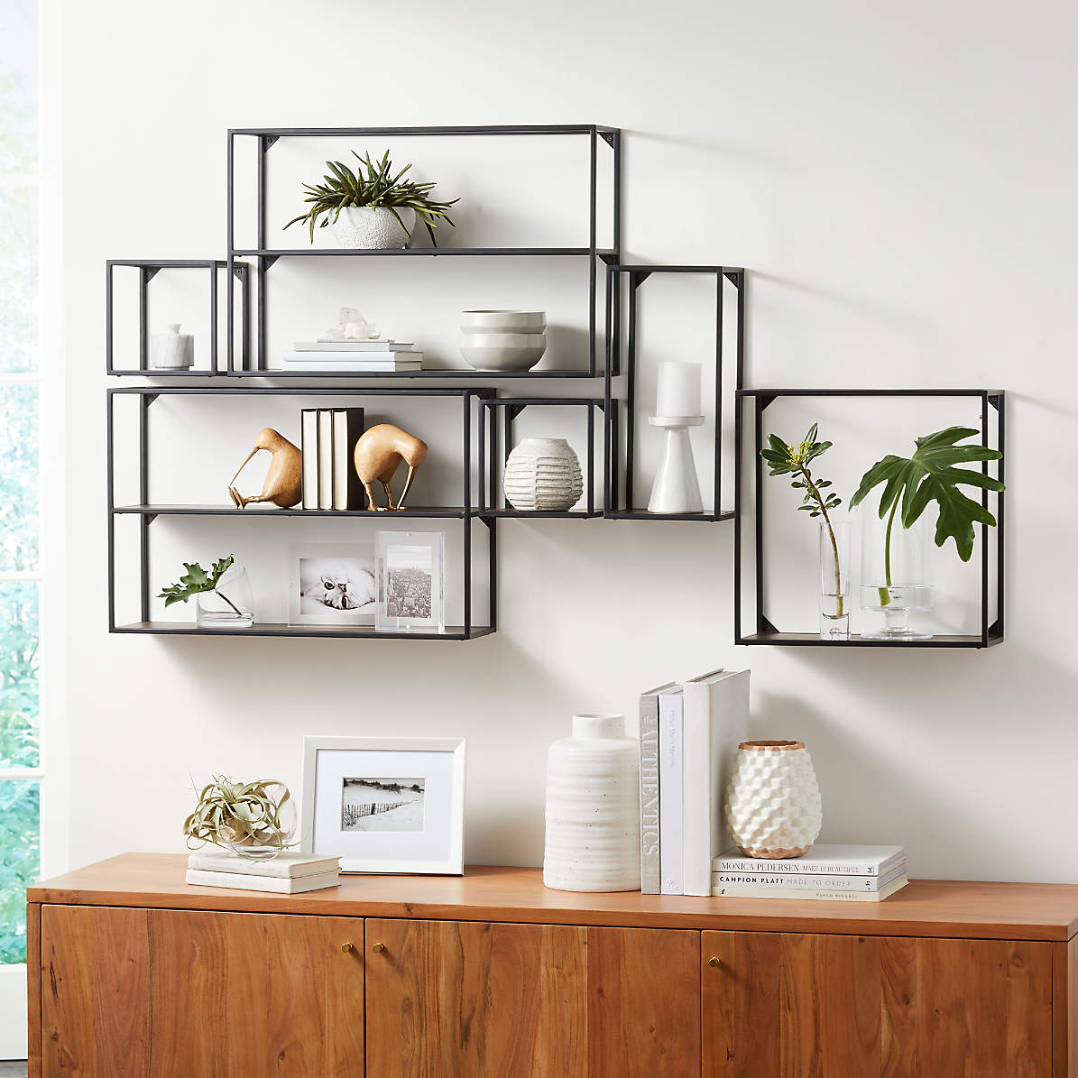 wall display shelves ikea
