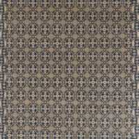 Bordeaux Wool Traditional Navy Blue Rug Swatch 12"x18"