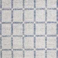 Boucle Coy Blue Hand Woven Flatweave Kids Performance 12"x18" Rug Swatch