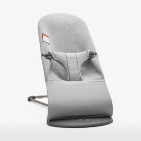 Image of BABYBJÖRN ™ Bouncer Bliss 3D Jersey Light Grey Baby Bouncer Chair